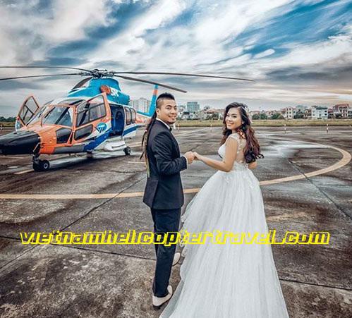 Cho thuê trực thăng tổ chức sự kiện đám cưới, chụp ảnh cưới