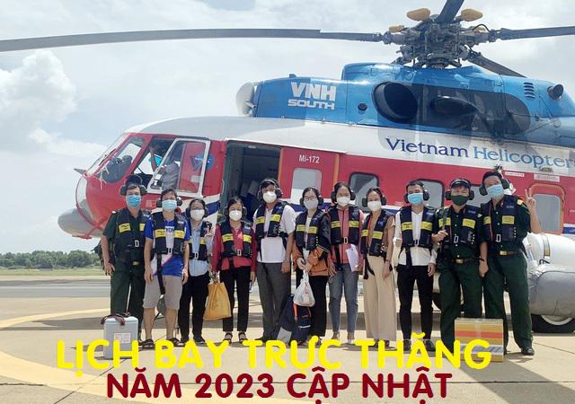 Lịch bay trực thăng Vũng Tàu Côn Đảo năm 2023