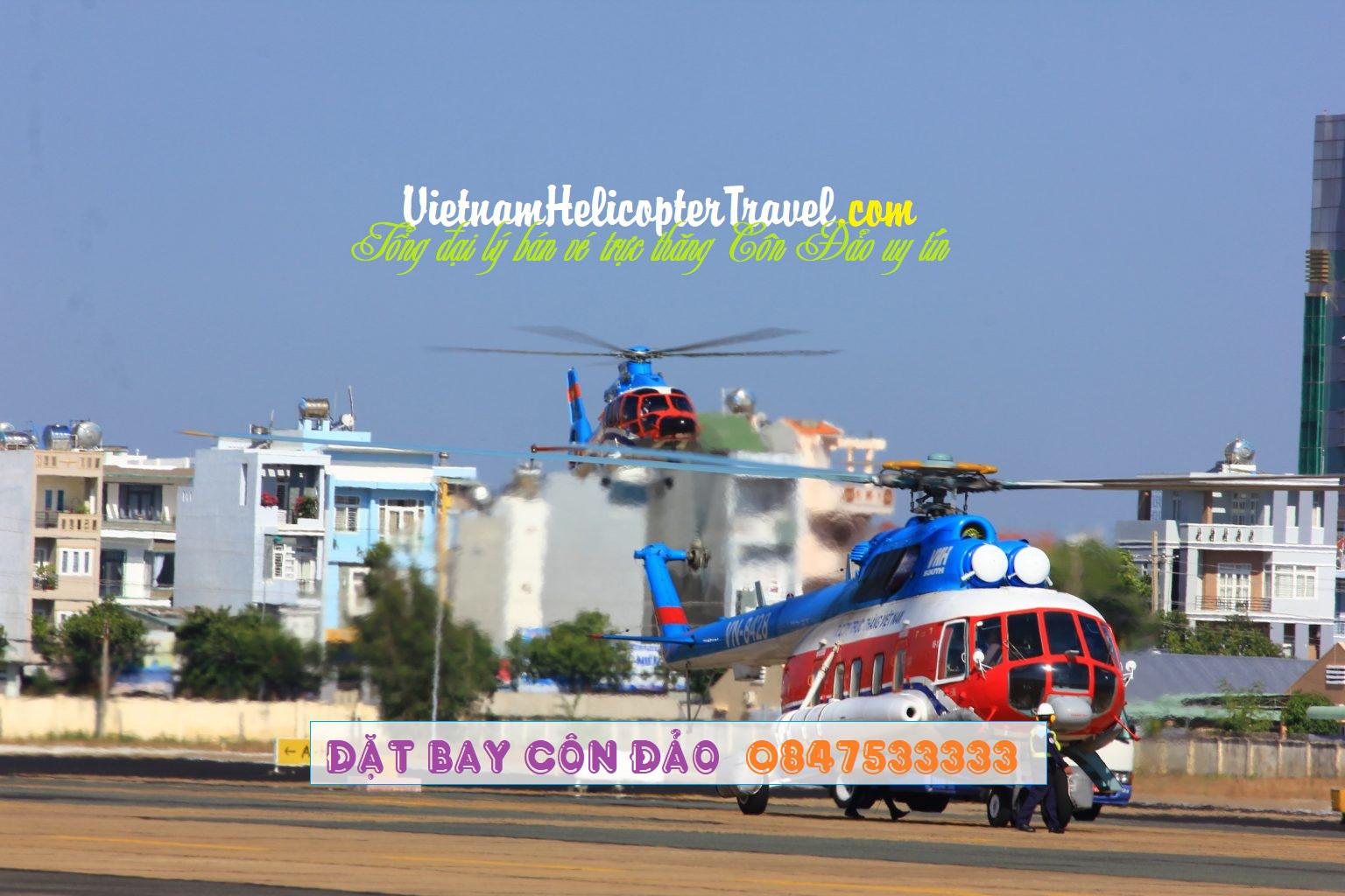 Lịch bay và giá vé trực thăng đi Côn Đảo tháng 4-2022