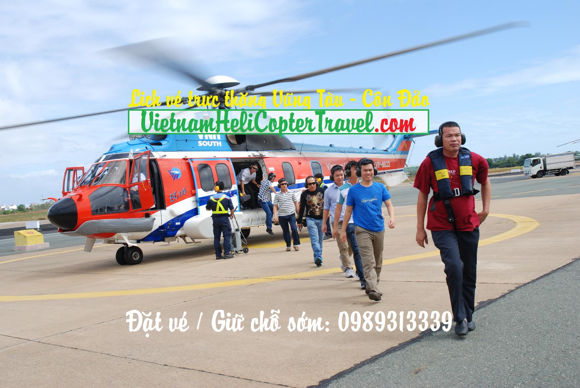 Lịch bay và giá vé trực thăng đi Côn Đảo tháng 4-2022